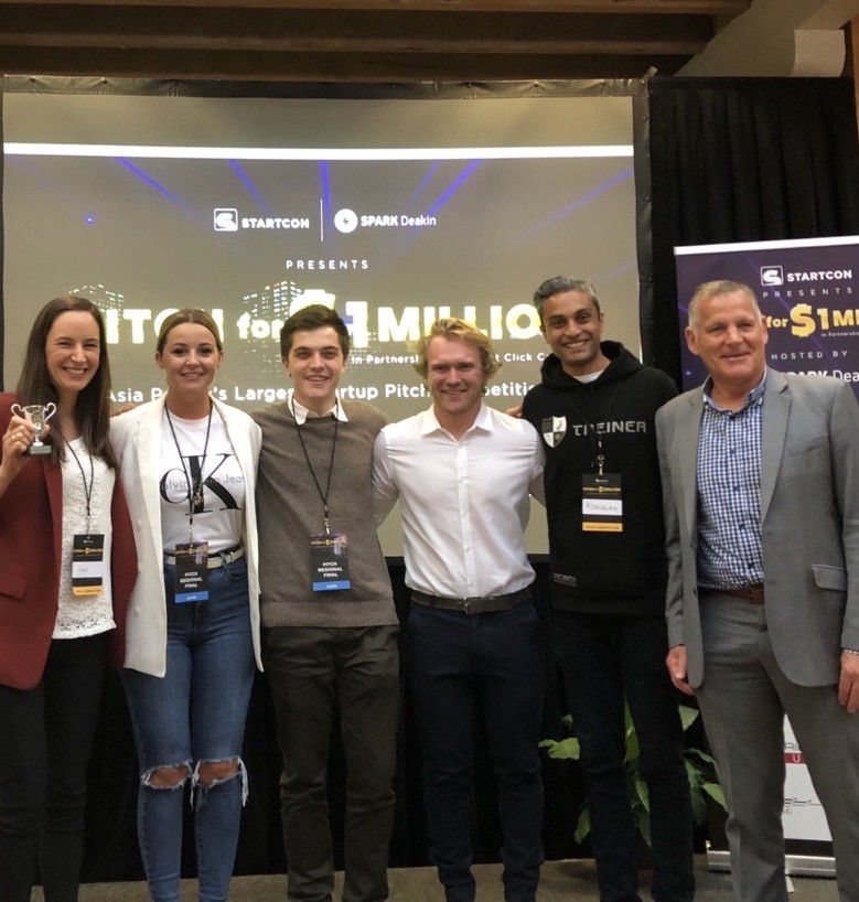 Cait Muir judging at StartCon