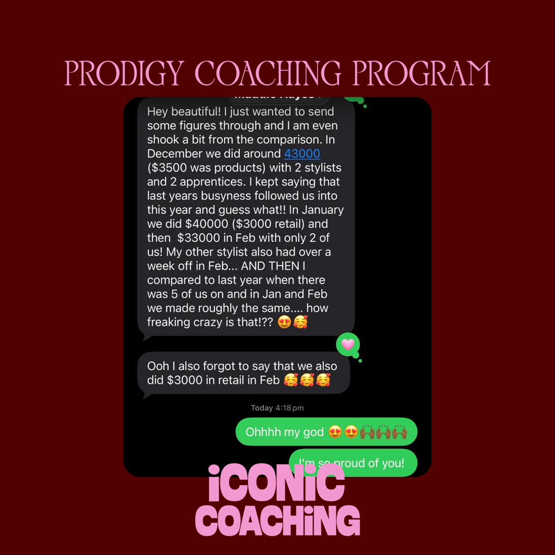 Prodigy client receipt