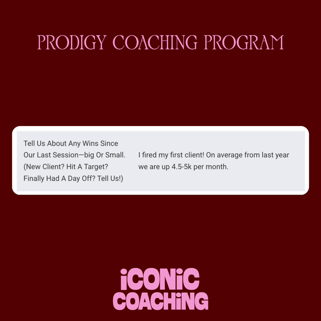 Prodigy client receipt
