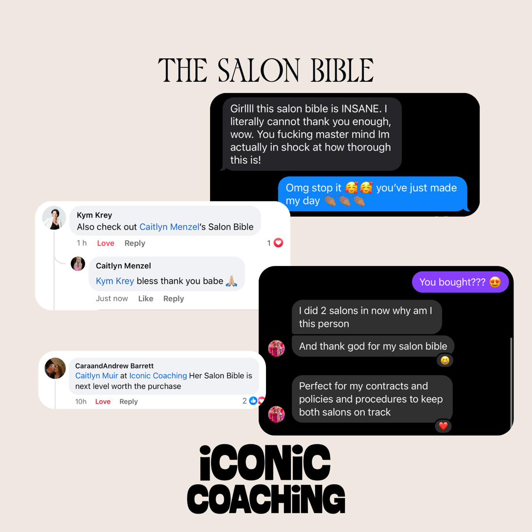 Salon Bible testimonial
