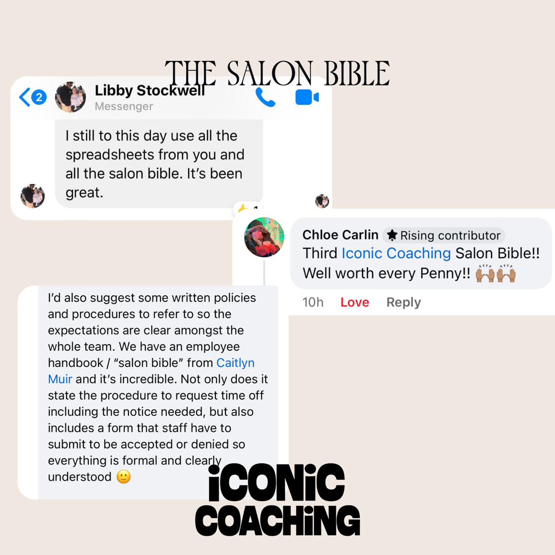 Salon Bible testimonial